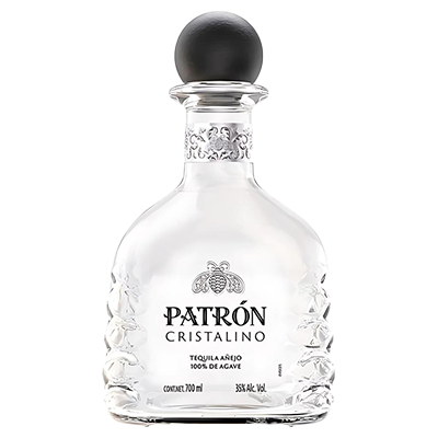 Patrón añejo cristalino